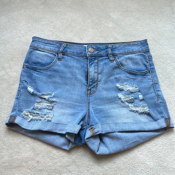 Pac Sun High Rise Denim Short - Picture 1 of 5